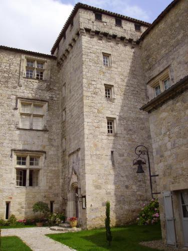 Chateau De Fources Bagian luar foto