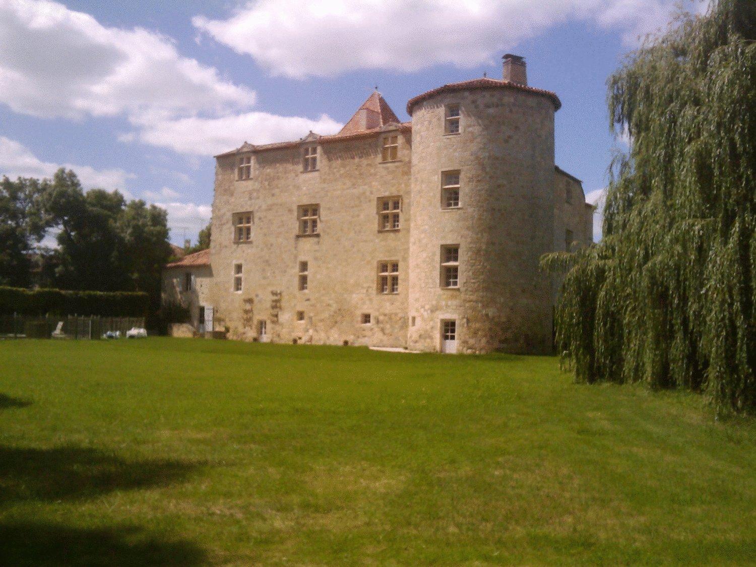 Chateau De Fources Bagian luar foto