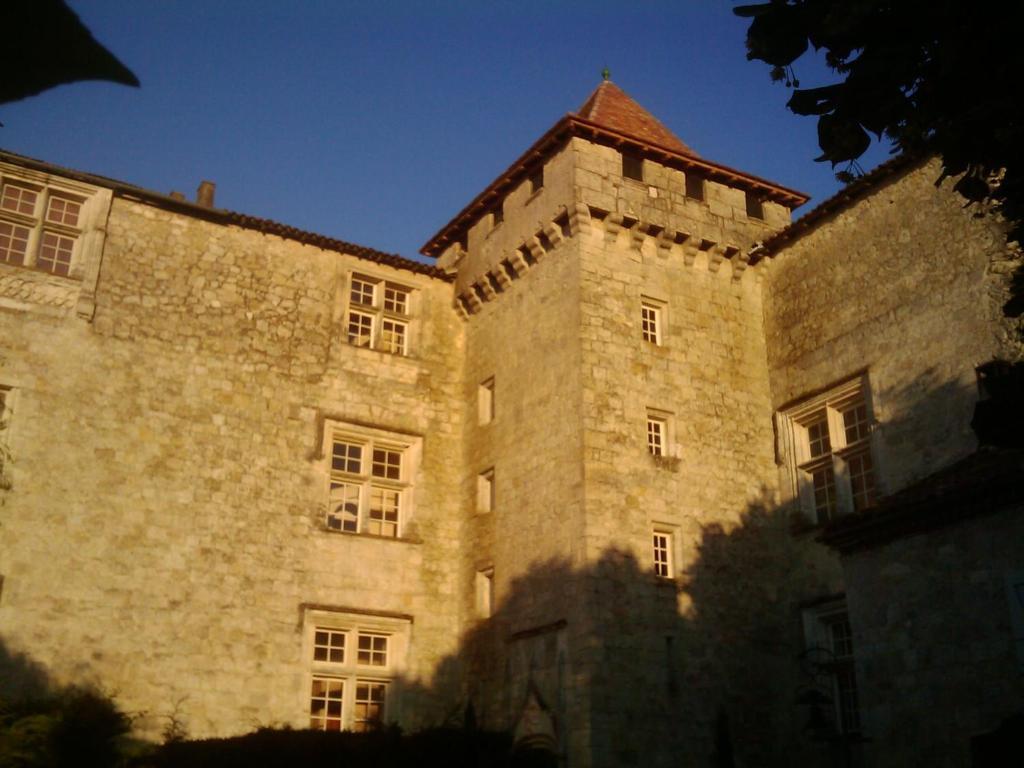 Chateau De Fources Bagian luar foto