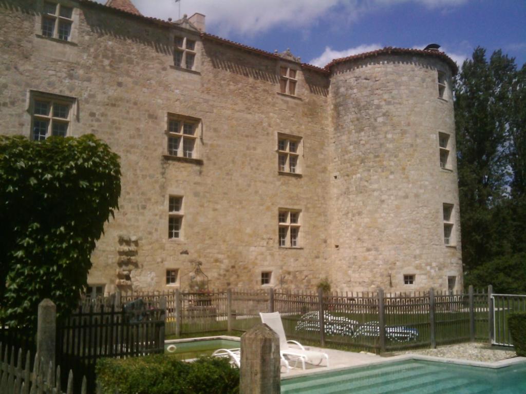 Chateau De Fources Bagian luar foto